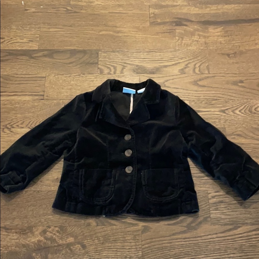 Crew cuts Black velvet Blazer- 3